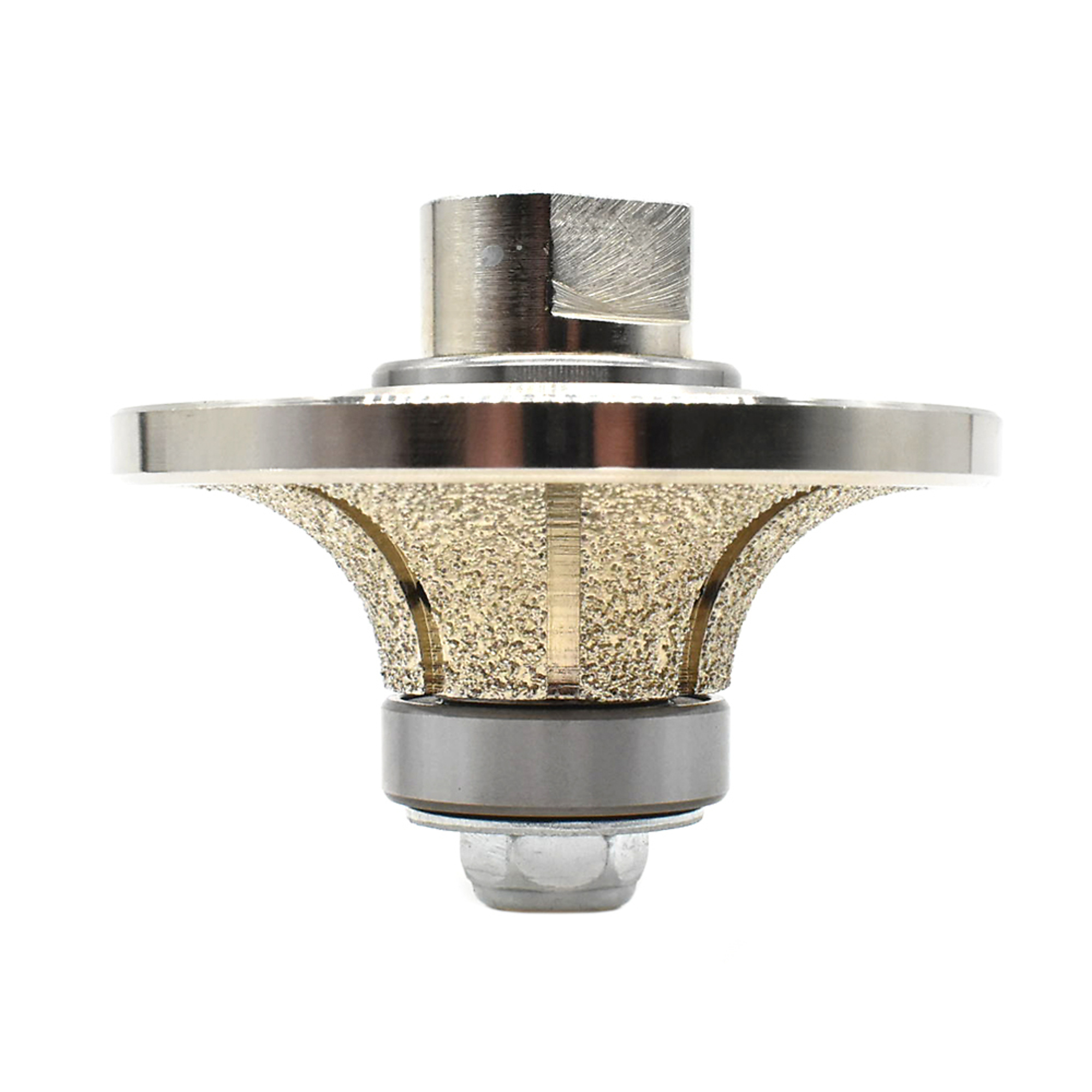 Specialty Diamond 34RPW 3/4 Inch Radius Vacuum Brazed 75mm Premium Diamond Profile Wheel with 5/8 Inch x 11 Female Threads